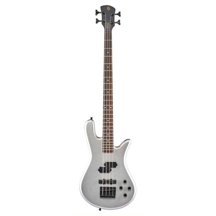 Spector PERF4SL Performer 4 Electric Bass Guitar - Metallic Silver Glo