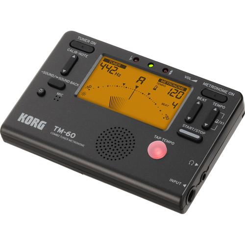 Korg TM60 Metronome Tuner Combo (Black)