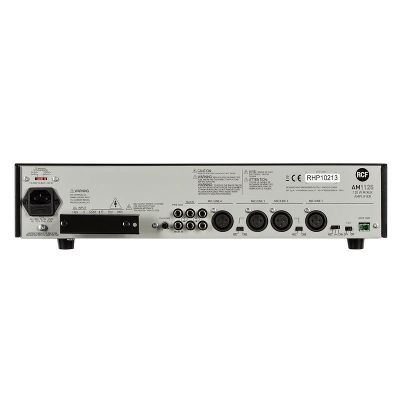 RCF AM 1125 120W Mixer Amplifier