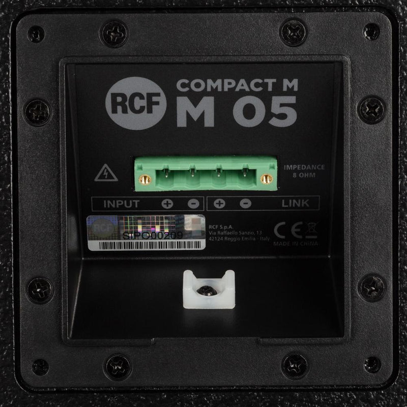 RCF Compact M 05 Biday Way 80W Enceinte passive (noir) - 5 "