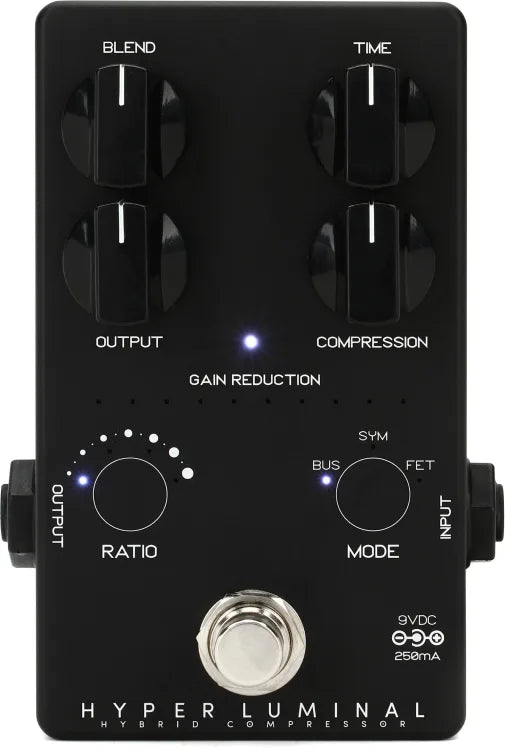 Darkglass HYLBLK Bass Compressor Pedal (Black)