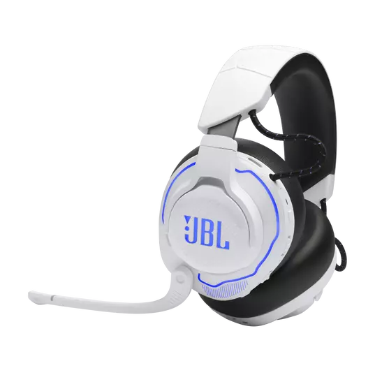 JBL Quantum 910 P Wireless Over-Ear Console Gaming Headset (White)
