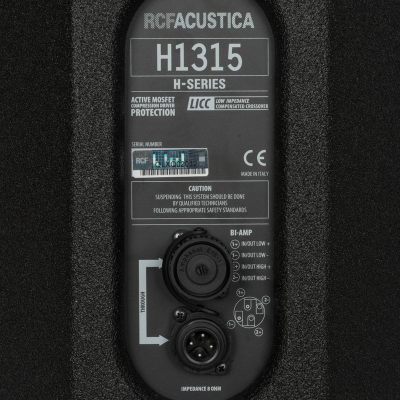RCF H 1315 WP Système de haut-parleur chargé de klaxon intérieur / extérieur WP
