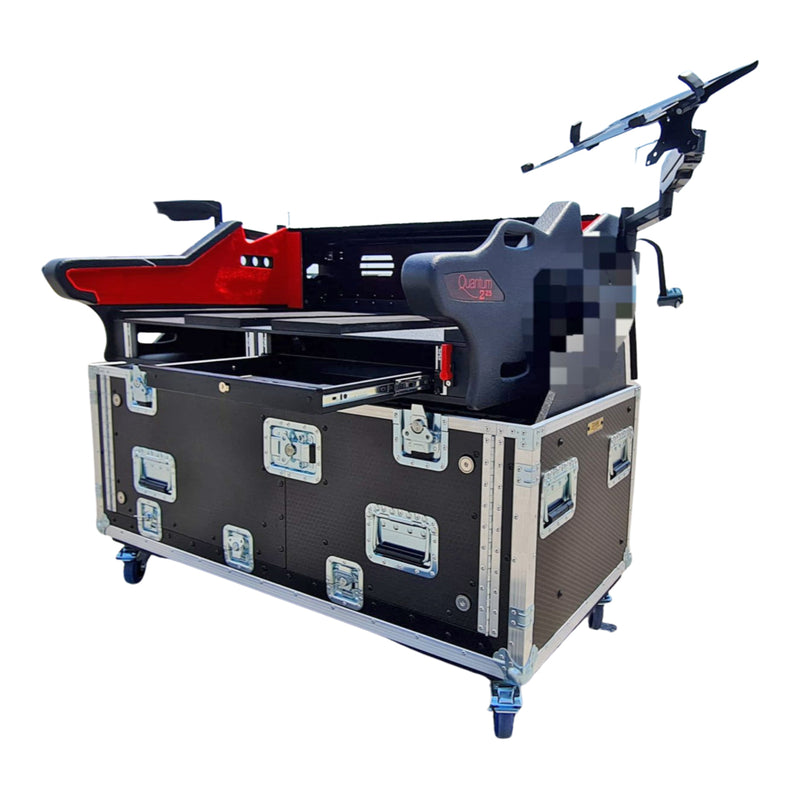 ProX XZF-DIG Q225 D 2x2U LMA Digico Quantum 225 Flip-Ready Hydraulic Console Retracting Lifting Flight Case