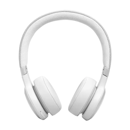 JBL LIVE 670NC Noise-Cancelling On-Ear Wireless Headphones (White)