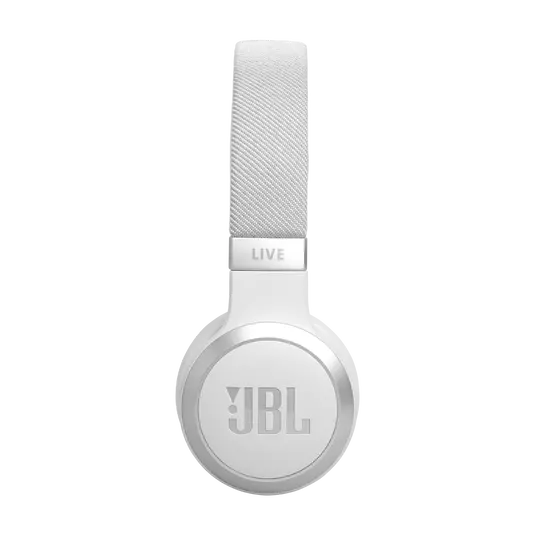 Écouteur sans fil à l'oreille sans bruit de JBL LIVE 670NC (blanc)