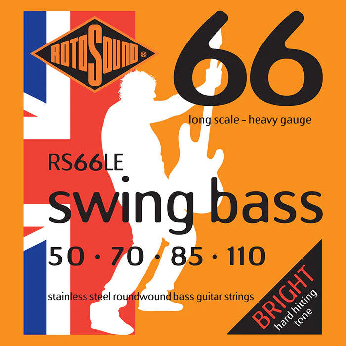 Rotosound GET 2 PACKS PROMOTION Swing Bass 66 Stainless Steel Strings