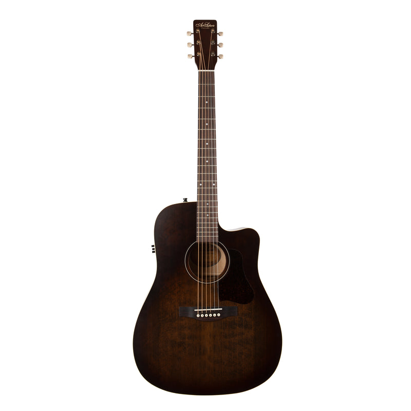 Art & Lutherie AMERICANA Guitare acoustique pan coupé (Bourbon Burst CW Presys II)