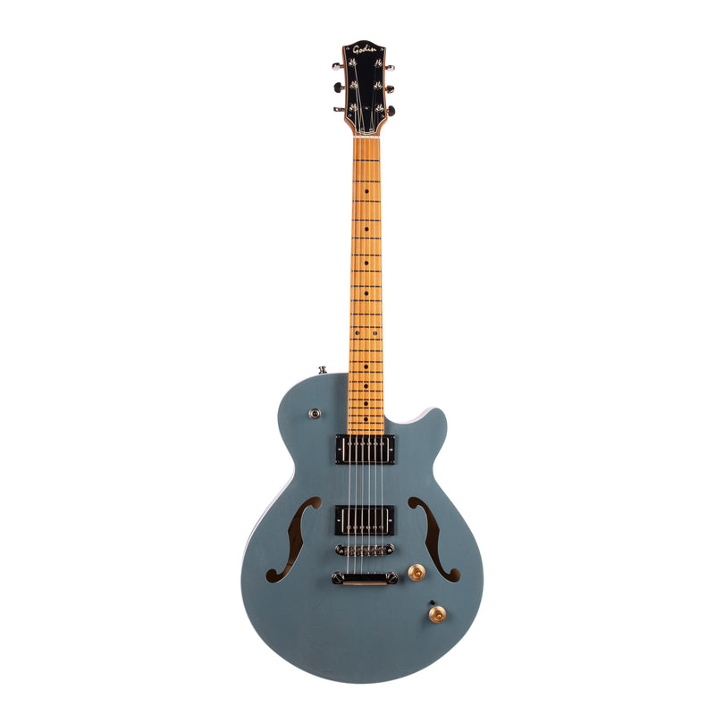 Godin Guitars MONTREAL PREMIERE PRO Guitare électrique semi-creuse (Bleu Arctik)