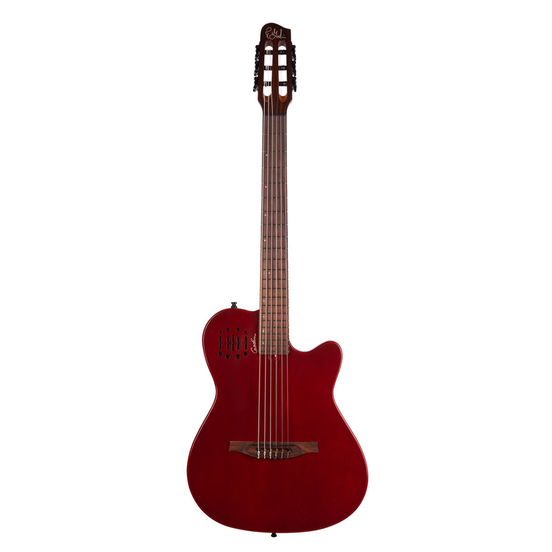 Godin Guitars MULTIAC MUNDIAL Acoustic/Electric Guitar (Aztek Red)