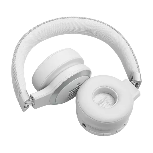 Écouteur sans fil à l'oreille sans bruit de JBL LIVE 670NC (blanc)