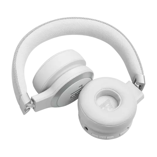 JBL LIVE 670NC Noise-Cancelling On-Ear Wireless Headphones (White)