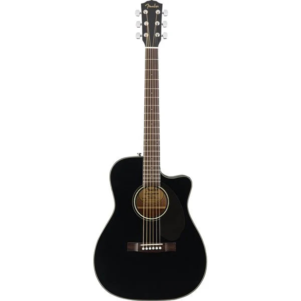 Fender CC60SCE-BK Concert Acoustic Guitar (Black) (USED)