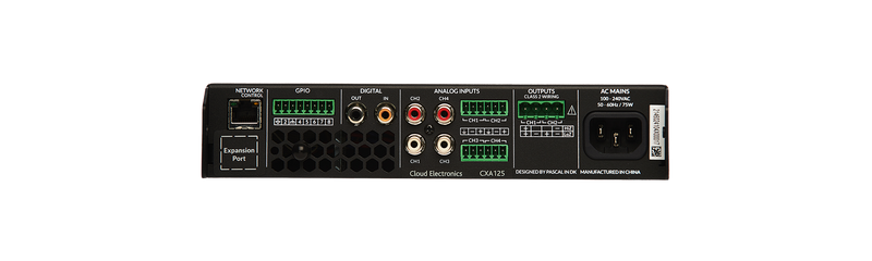 Cloud Electronics CXA125 1/2 Channel Digital DSP Amplifier - 125W