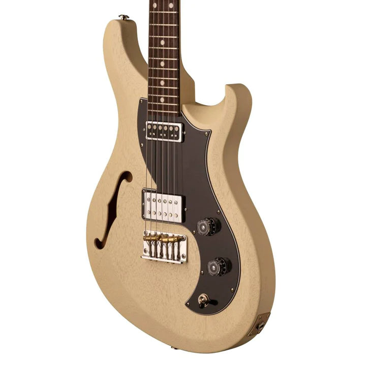 PRS S2 VELA SATIN Guitare électrique semi-creuse (blanc antique)