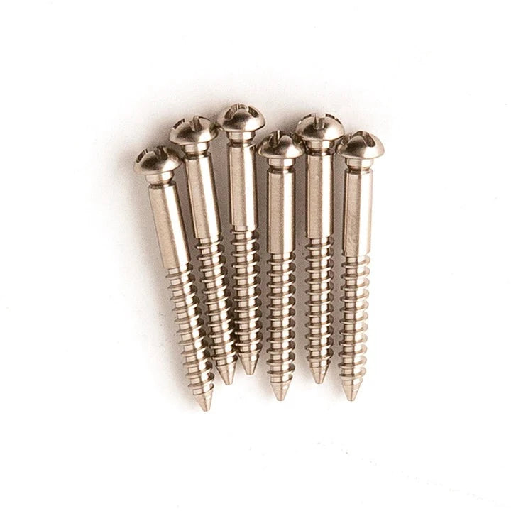 PRS Tremolo Bridge Knife Edge Screws-Set de 6 (Nickel)