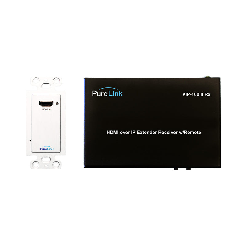 PureLink VIP-EXT-100-1 Système d'extension HDMI sur IP Full HD 1080P et plaque murale TX