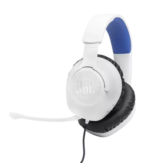 JBL Quantum 100P Wired Gaming Headset For Console (White)