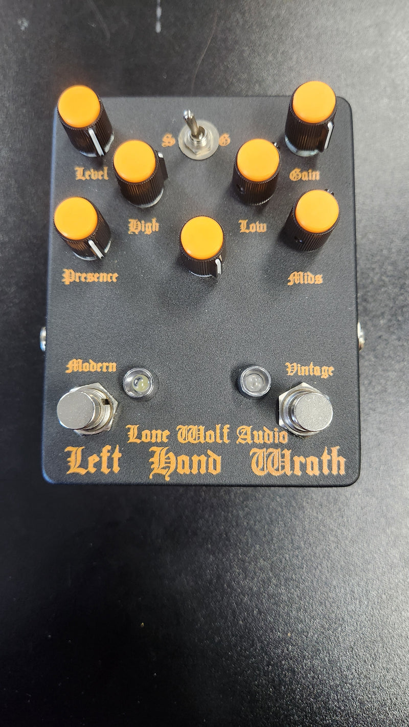 Lone Wolf Audio LEFT HAND WRATH Distortion Pedal (USED)