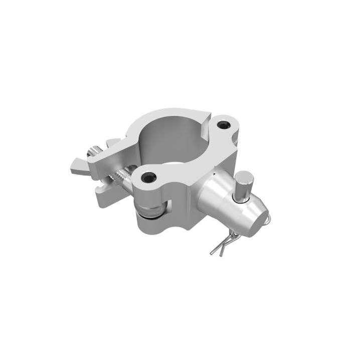 Global Truss COUPLER-CLAMP Professional Clamp w/Half Coupler (Silver)