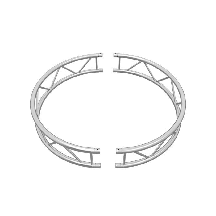 Global Truss F32-IB-C1.5-V180 2-Section Vertical I-Beam Arc Circle - 2x180° (1.5m)