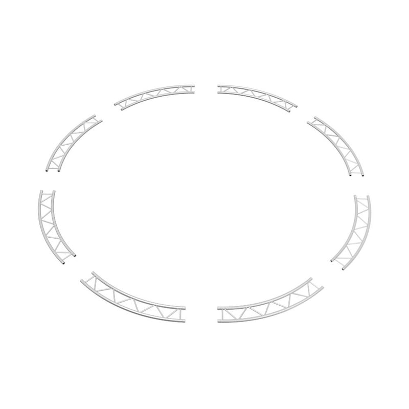 Global Truss F32-IB-C6-H45 8-Section Horizontal I-Beam Arc Circle - 8x45° (6m)