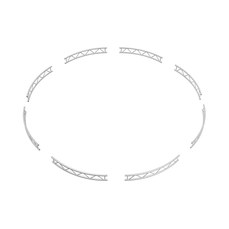 Global Truss F32-IB-C6-V45 8-Section Vertical I-Beam Arc Circle - 8x45° (6m)