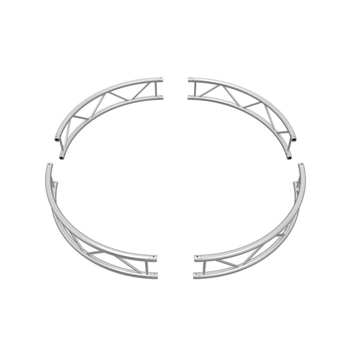 Global Truss F32-IB-C4-V90 4-Section Vertical I-Beam Arc Circle - 4x90° (4m)