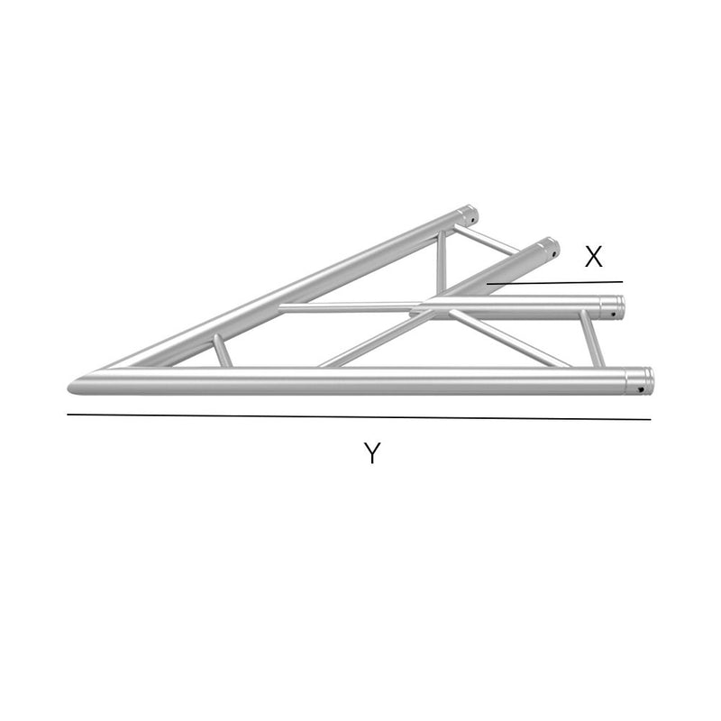 Global Truss F32-IB-4058H 2-Way Horizontal I-Beam Corner - 45°