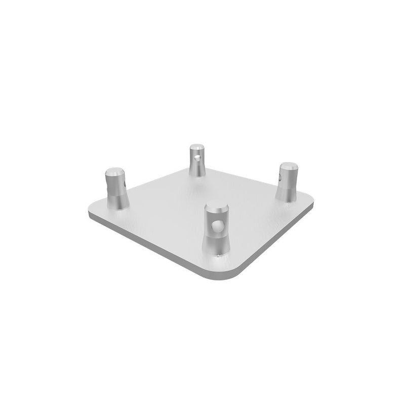 Global Truss F14-SQ-BASE Plaque de base en aluminium pour F14 - 4"×4"