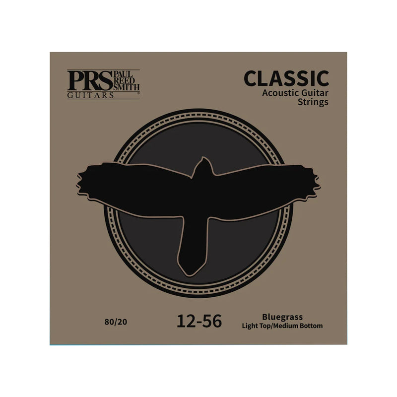 Cordes de guitare acoustique classique PRS 80/20 - Bluegrass .012 - .056