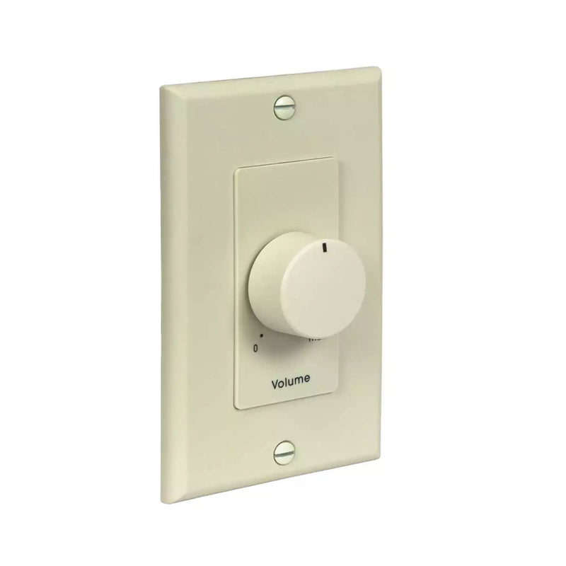 Lowell 100LVC-PA-DA Mono Volume Control Wall Plate (Almond) - 100W