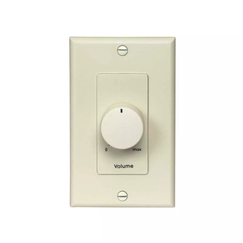 Lowell 100LVC-PA-DA Mono Volume Control Wall Plate (Almond) - 100W