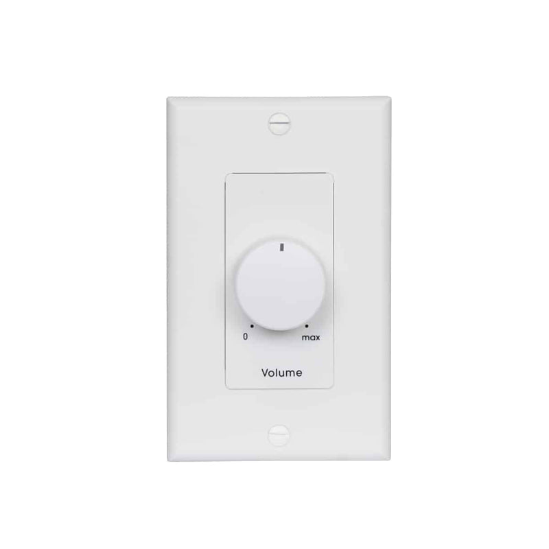 Lowell 100LVC-PA-DW Mono Volume Control Wall Plate (White) - 100W