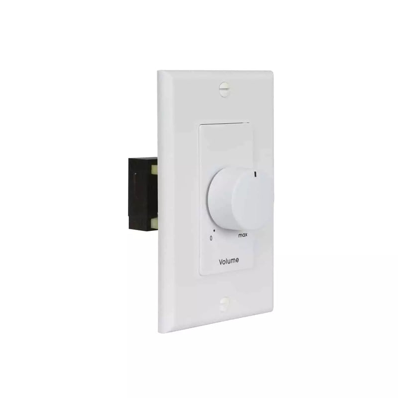 Lowell 100LVC-PA-DW Mono Volume Control Wall Plate (White) - 100W