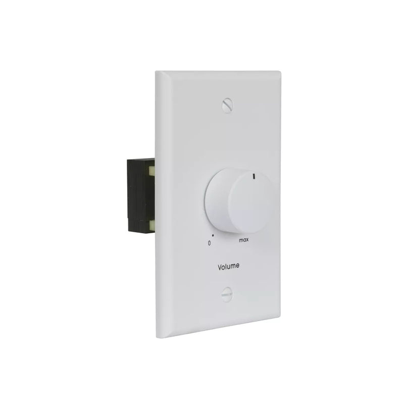 Lowell 100LVC-PA-SW Mono Volume Control Standard Wall Plate (White) - 100W