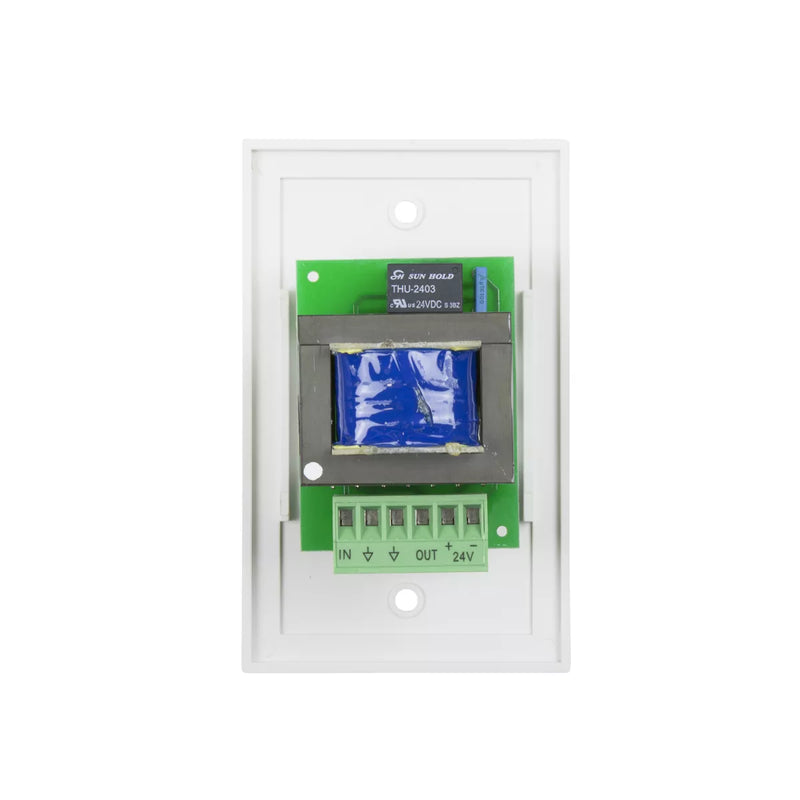 Lowell 100LVC-PA-SW Mono Volume Control Standard Wall Plate (White) - 100W