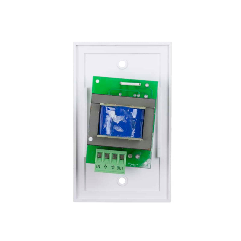 Lowell 100LVC-SW Mono Volume Control with 1-Gang Standard Wall Plate (White)