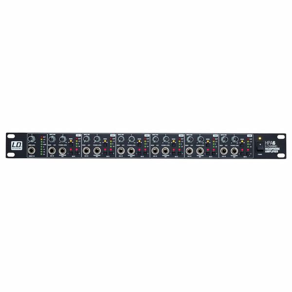 LD Systems HPA 6 Headphone Amplifier 6-Channel - 19"
