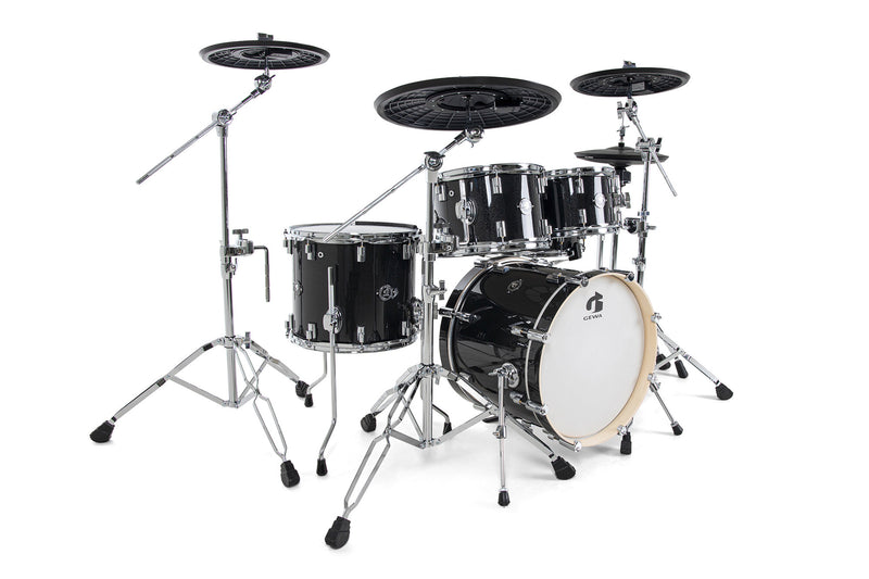 Gewa G5 PRO 5 5-Piece E-Drum Set With Cymbal (Black Sparkle)