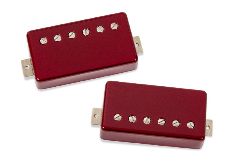 Seymour Duncan HOT RODDED Guitar Humbucker Pickup Set (Crimson Red Cover)