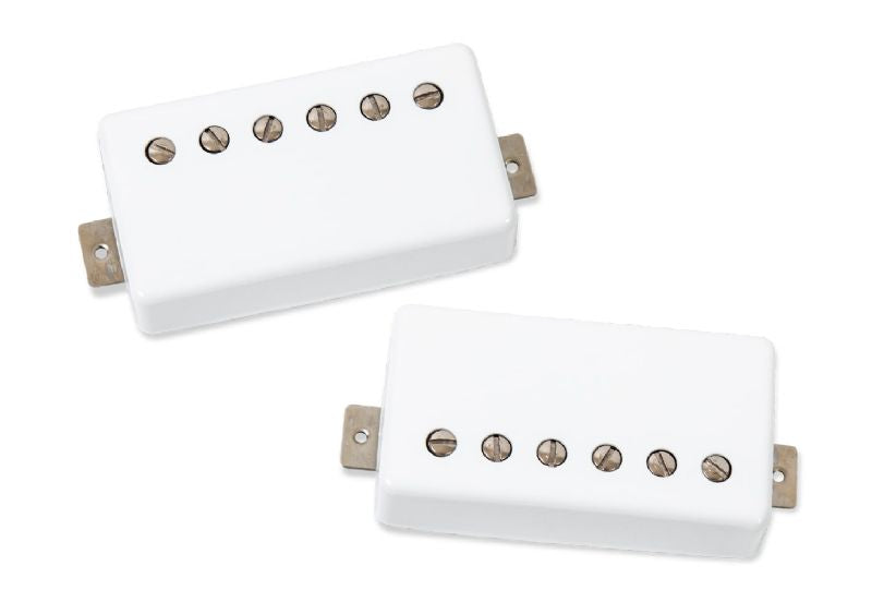 Seymour Duncan HOT RODDED Guitar Humbucker Pickup Set (Frost White Cover)