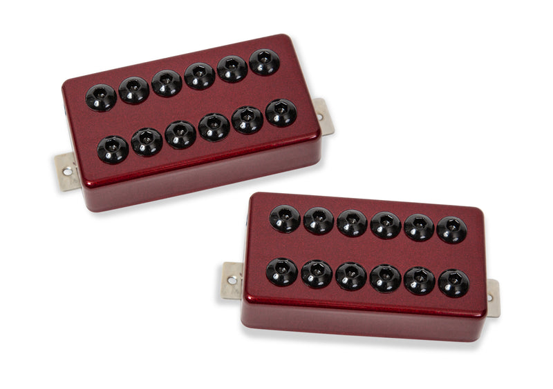 Seymour Duncan INVADER Guitar Humbucking Pickup Set (Crimson Red)