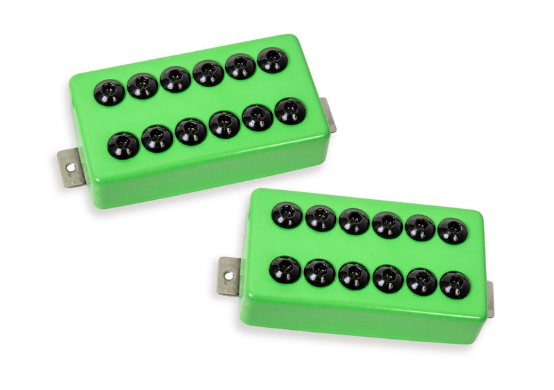 Seymour Duncan INVADER Guitar Humbucker Pickup Set (Lime Green)