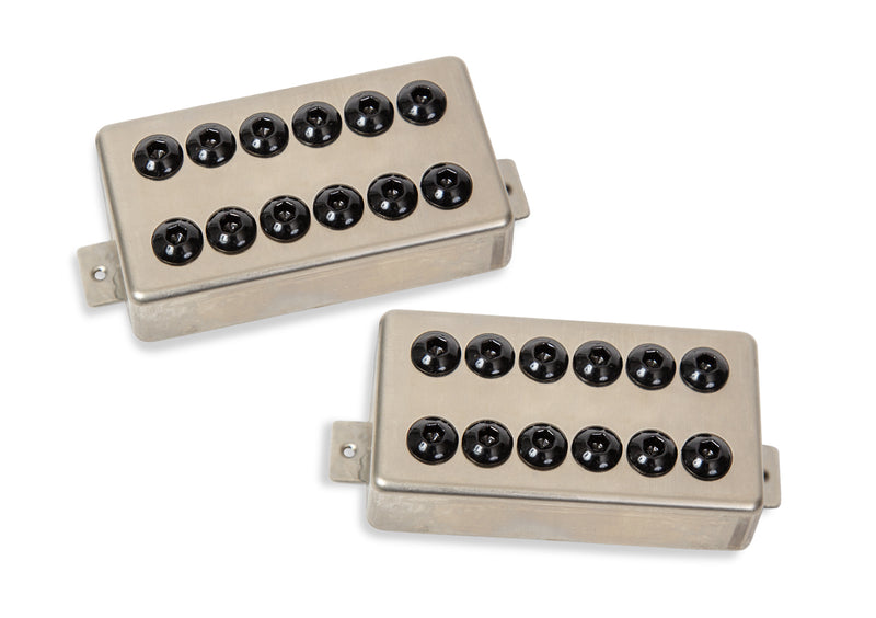 Seymour Duncan INVADER Guitar Humbucker Pickup Set (Raw Nickel)