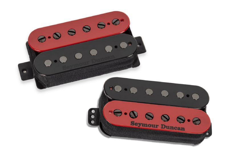 Seymour Duncan NAZGUL/SENTIENT Guitar Bridge Trembucker (Red Black Zebra)