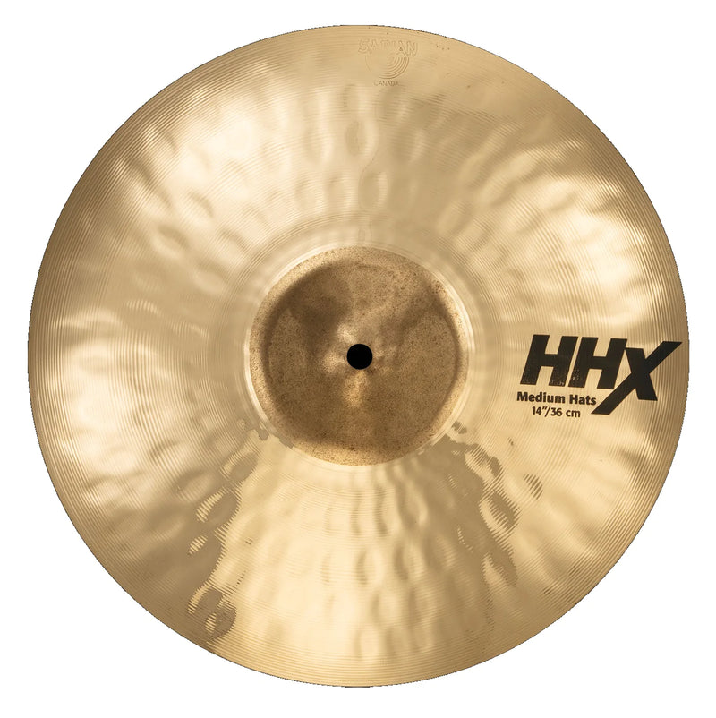 Sabian 11402XMB/2 HHX Medium Top Hi Hat Cymbal Only Brilliant Finish - 14"