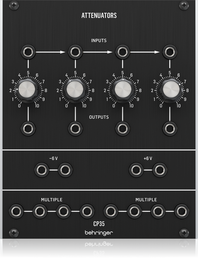 Atténuators de Behringer CP35 - atténuateur analogique et multiples module Eurorack (démo)