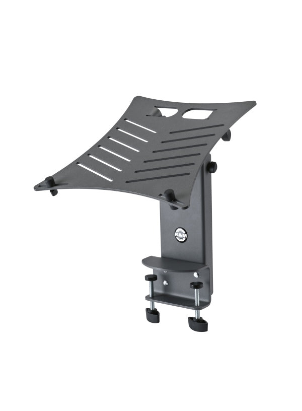 K&M 12196 Folding Laptop Stand with Table Clamp