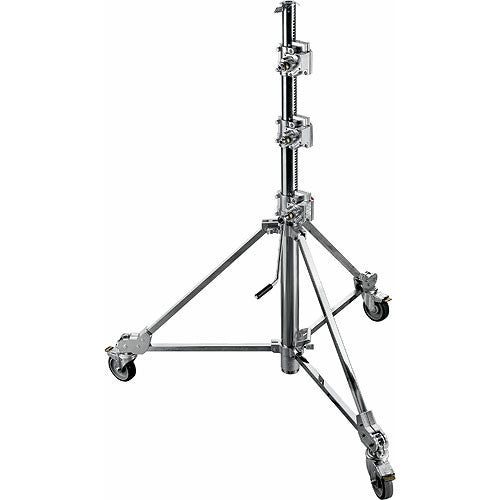 Avenger MAB7043CS-1 Strato Safe 43 Stand with Braked Wheels (Chrome-plated,14')